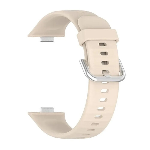 NIS Bracelet en silicone lisse avec boucle Phonecare compatible avec Huawei Watch Fit 3 - Rose