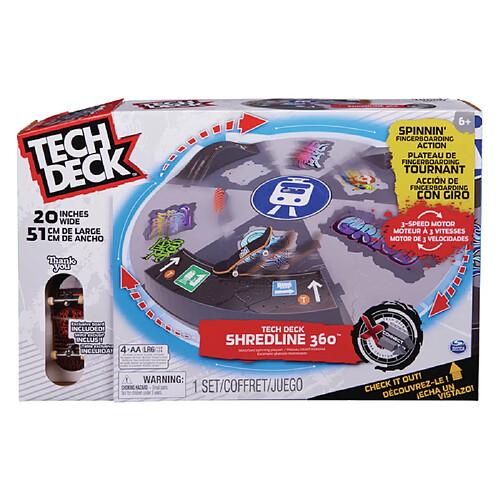 Spinmaster Tech Deck Rampe Motorisee Rotative