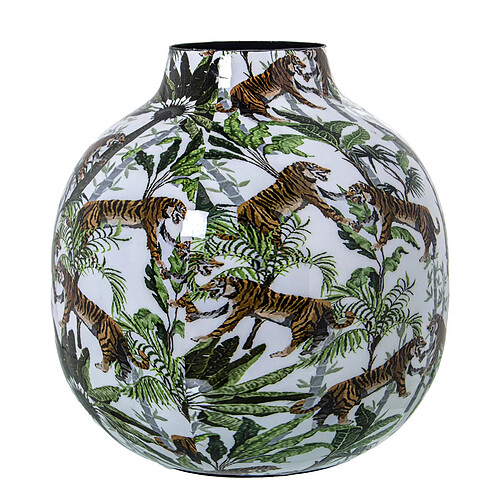 Vase Alexandra House Living Métal Tigre 21 X 20 X 21 CM