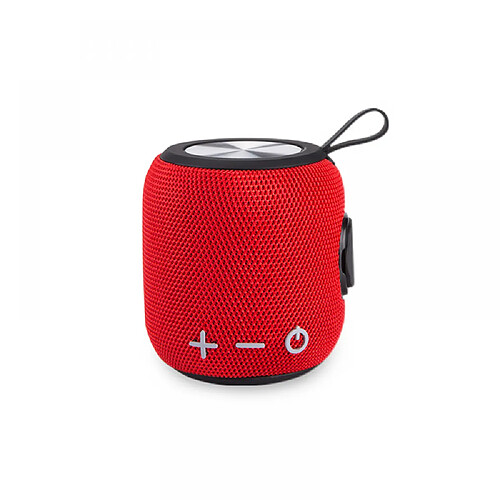 General Haut-parleur Bluetooth de douche étanche IPX6, haut-parleur extérieur sans fil portable avec son HD, prise en charge de la carte TF, couplage TWS du haut-parleur étanche pour la maison, l'extérieur, les voyages (rouge)