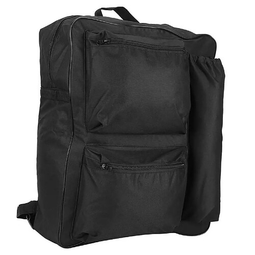 Universal Sac à dos pour fauteuil roulant Bandoulière réglable Grande capacité Accessoires pour fauteuil roulant et déambulateur Sac de rangement latéral