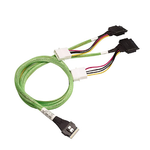 Broadcom BCM CABLE 1M U.2 SFF8654X8 TO 2XSFF8639