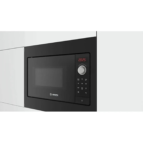 Bosch Micro ondes Encastrable BFL523MB3F, Série 2, Largeur 49.5 cm.