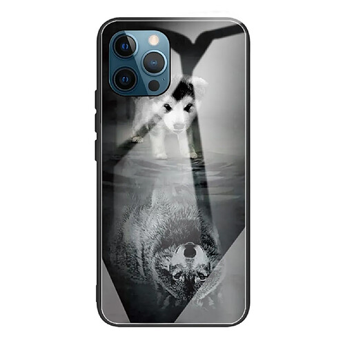 Coque en TPU anti-rayures hybride chien et loup pour votre Apple iPhone 13 Pro 6.1 pouces