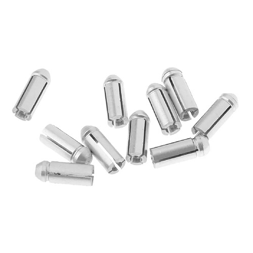 10pcs protecteurs de vol en aluminium épargnants accessoire de dard universel argenté