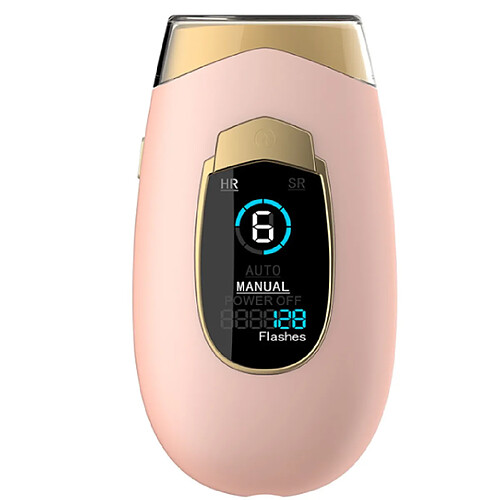 Chrono Appareil d'épilation IPL, Appareils IPL à domicile Épilation au laser Épilateur au laser portable indolore pour peau douce, rose