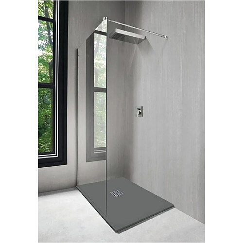 Aqua+ Receveur de douche NOLA Gris Clair 120 x 90 cm