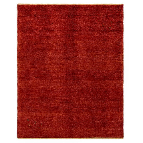 Vidal Tapis de laine 195x155 rouge Gabbeh Shouli