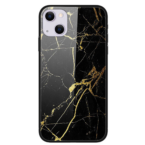 Coque en TPU anti-rayures, antichoc Grain doré pour votre iPhone 13 6.1 pouces