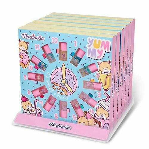 Idc Institute Ensemble de Beauté Martinelia Yummy Enfant Vernis à ongles 12 Unités (24,5 x 24,5 x 3 cm)