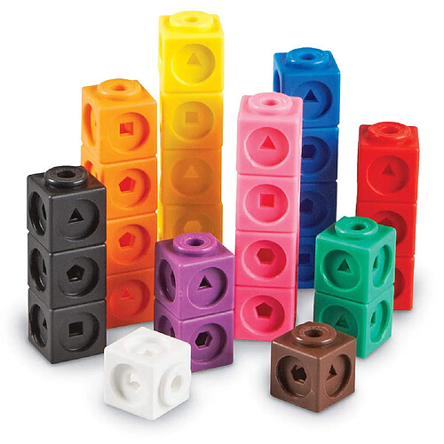 Cubes Mathlink de Learning Resources (jeu de 100)