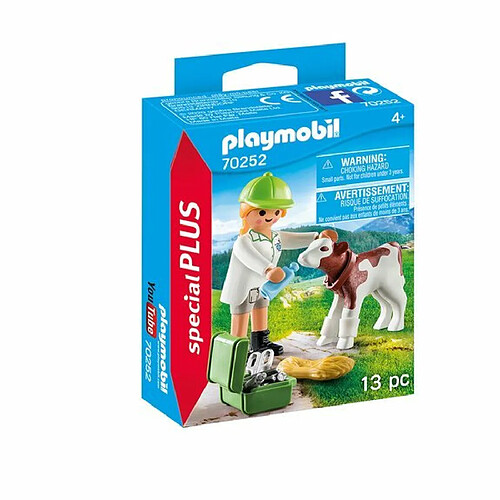 Playmobil® Vétérinaire et veau