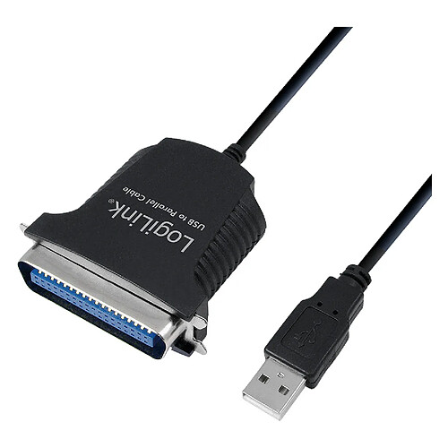 LogiLink Câble d'imprimante USB 1.1, centronics, longueur ()