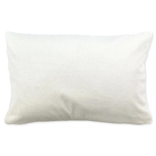 Thedecofactory COMETE - Coussin extra-doux déhoussable blanc 60x40