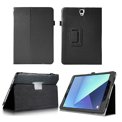 Xeptio Housse Samsung Galaxy Tab S3 9.7 pouces noire avec Stand - Etui coque