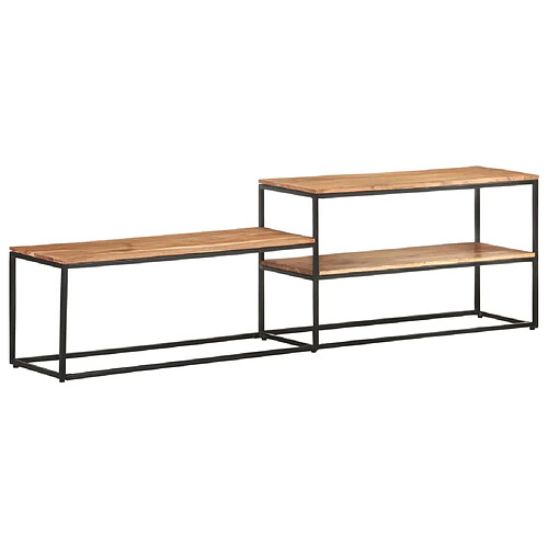 Maison Chic Meuble TV scandinave - Banc TV pour salon 180x30x50 cm Bois d'acacia massif -MN26388