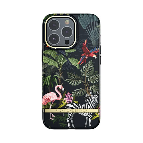 Richmond & Finch Coque pour iPhone 13 Pro Motif Jungle Flow Antibactérienne Multicolore