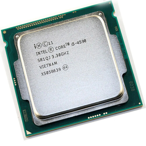 Processeur CPU Intel Core i5-4590 3.3Ghz 6Mo 5GT/s FCLGA1150 SR1QJ · Occasion