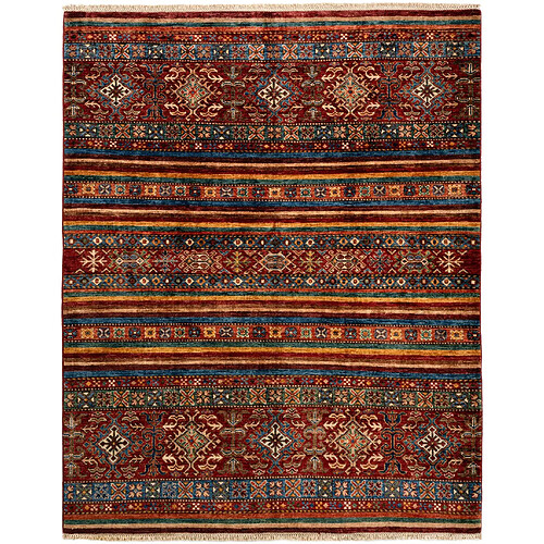 Vidal Tapis de laine 202x157 multicolore Torkman