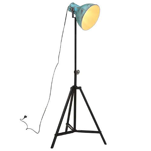 vidaXL Lampadaire 25 W bleu délavé 61x61x90/150 cm E27