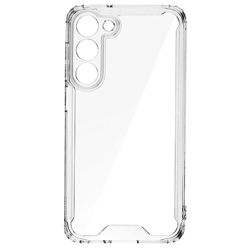 Avizar Coque pour Samsung Galaxy S23 Dos Rigide Coins Bumper Antichoc Transparent