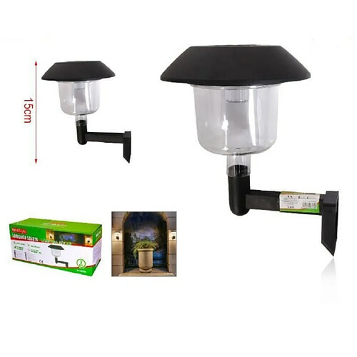 Tradex MURALE À ÉNERGIE SOLAIRE LED 15 CM JARDIN EXTÉRIEUR 2003000