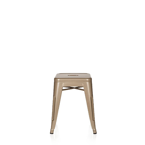 Tabouret VANTAGGIO métallique champagne hjh OFFICE