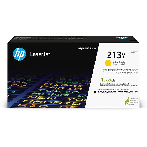 HP 213Y Extra High Yield Yellow Original LaserJet toner cartridge