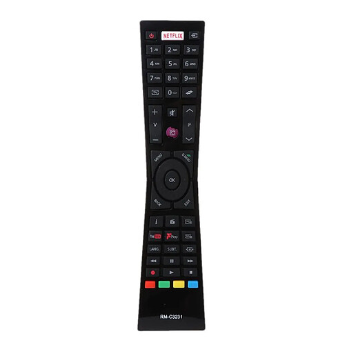 GUPBOO Télécommande pour JVC RM-C3231 Smart 4K TV LT24C360 LT-24C36