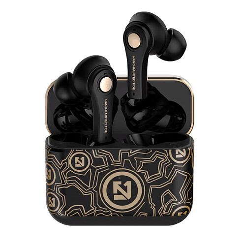 Universal Écouteurs Bluetooth 5.0 sans fil avec microphone Boîte de recharge Écouteurs 9d Casque de jeu Bouchon d'oreille sport pour PK i12 | Écouteur Bluetooth (noir)