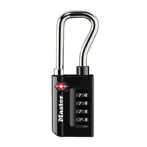 Cadenas à Combinaison MASTER LOCK TSA 35mm 4 Chiffres - Noir