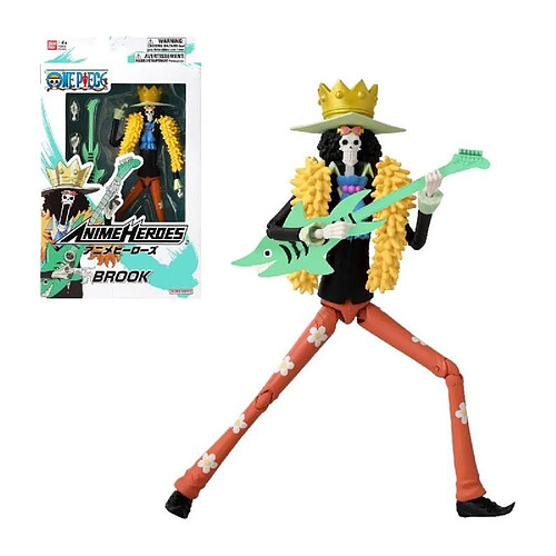 Figurine Anime Heroes - Bandai - One Piece - Brook - 17 cm