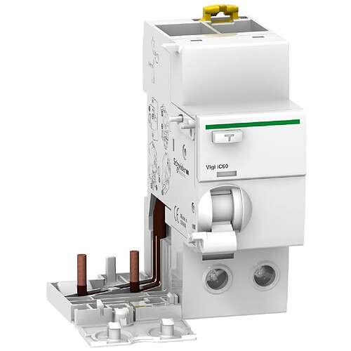 bloc différentiel - schneider - vigi ic60 - 2 pôles - 63 ampères - 1000 ma - type ac - schneider electric a9v19263