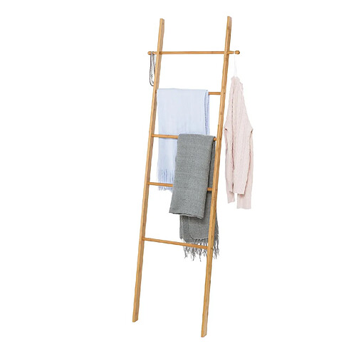 WENKO Echelle porte-serviette en bambou Bahari - L. 43 x H. 170 cm