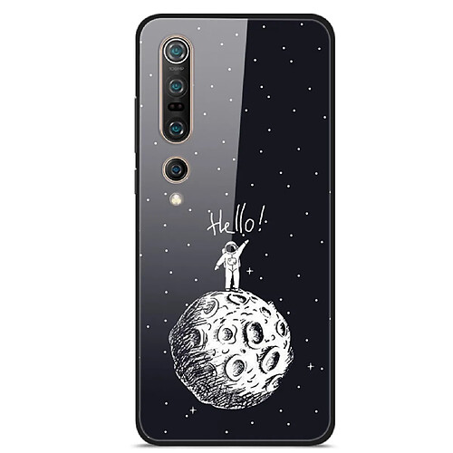 Coque en TPU impression unique atterrissage sur la lune pour votre Xiaomi Mi 10