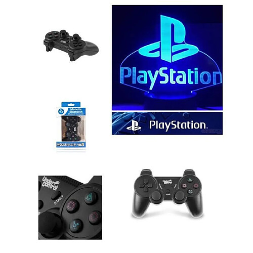 NC Manette Bluetooth PS3 Manette BT Noire 3.5 JACK - BT Controller Black 3.5 JACK pas cher