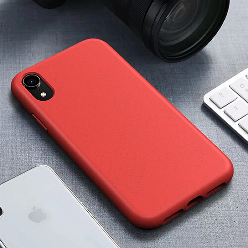 Wewoo Coque Souple Matériel de paille antichoc Starry Series + Étui de protection en TPU pour iPhone XR rouge