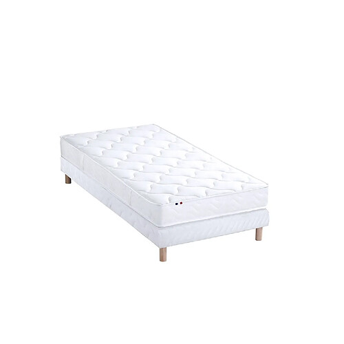 Idliterie Ensemble Matelas 100% latex 3 zones ESSENTIEL + Sommier - Fabriqué en France