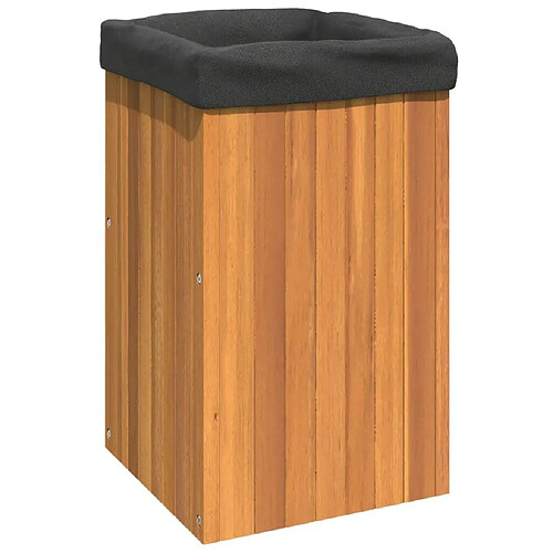 Maison Chic Jardinière,Bac à fleurs - pot de fleur 35x35x60 cm bois massif d'acacia -GKD99870