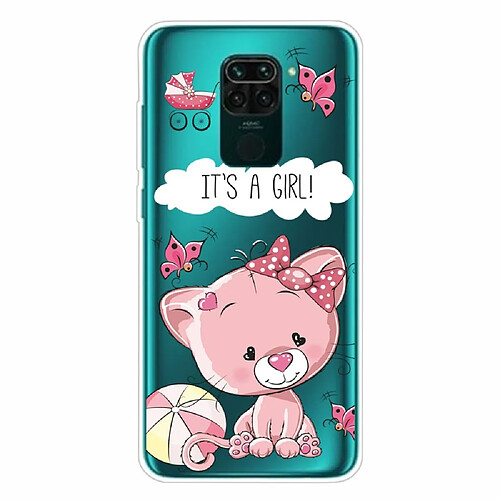 Coque en TPU impression de motifs animal de dessin animé pour votre Xiaomi Redmi Note 9