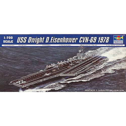 USS Dwight D. Eisenhower CVN-69 1978- 1:700e - Trumpeter