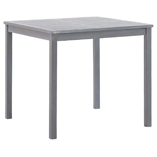 Maison Chic Mobilier à dîner 5 pcs de jardin - Ensemble table et chaises d'extérieur - Salon/Mobilier de jardin classique Bois d'acacia massif Gris -MN94352