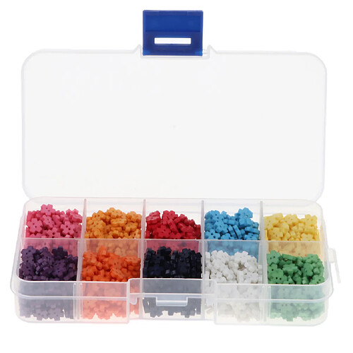 1000pcs couleur mixte flocon de neige boutons en résine pour embellissement bricolage artisanat 6mm