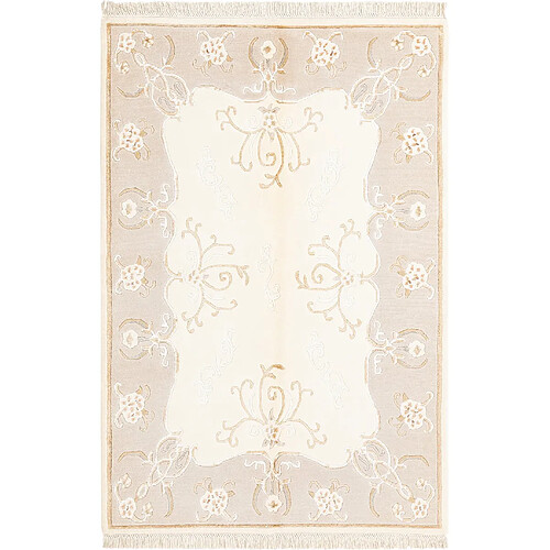 Vidal Tapis de laine 183x122 beige Darya