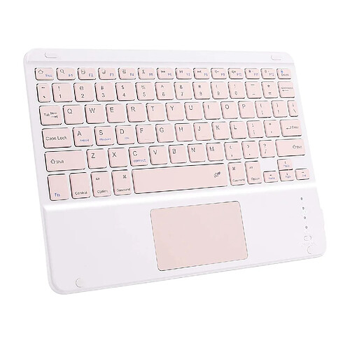 Clavier Bluetooth Sans Fil Mince et Portable avec Pavé Tactile pour Noir