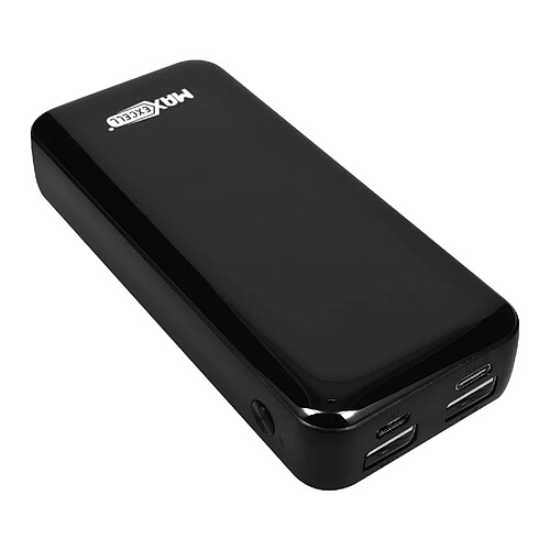 Batterie externe 10000mAh 2 USB écran d'affichage LED Noir - Max Excell