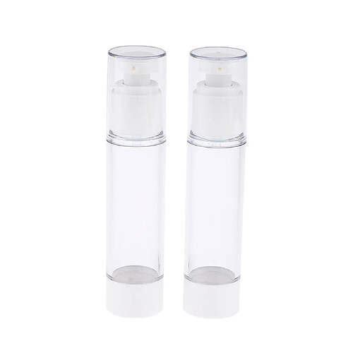 2X vide Essence rechargeable Essence bouteilles bouteilles récipients d'échantillons cosmétiques 50ml