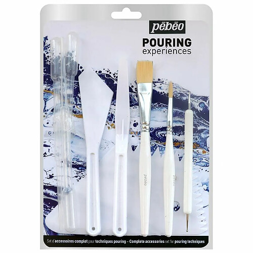 Pebeo Set d'accessoires pour techniques de pouring