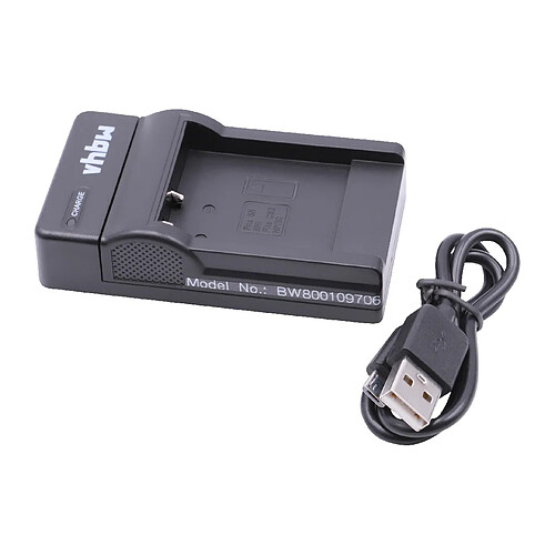 vhbw Micro USB chargeur, câble de charge pour camera batterie Canon NP-120.