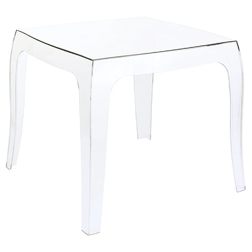 Alterego Table d'appoint 'RETRO' design transparente